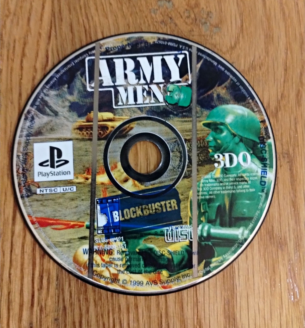 Army Men 3D (Sony PlayStation 1 PS1) 1999 - Disc Only